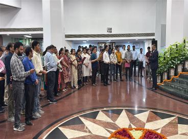 Recitation of the national song